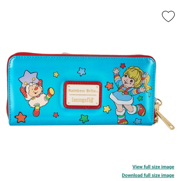 Loungefly Rainbow Brite Exclusive The Color Kids Light Up Mini Backpack & Wallet - Picture 11 of 14